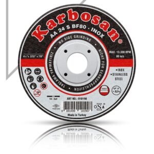 KARBOSAN Inox Metal Kesme Taşı 180 Lik İnce Tip Hassas Kesim