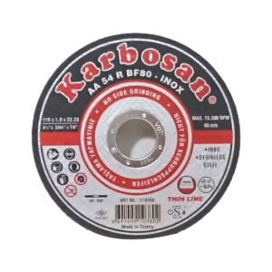 KARBOSAN 115x1.0x22.23 Çelik (INOX) Ince Kesme Taşı