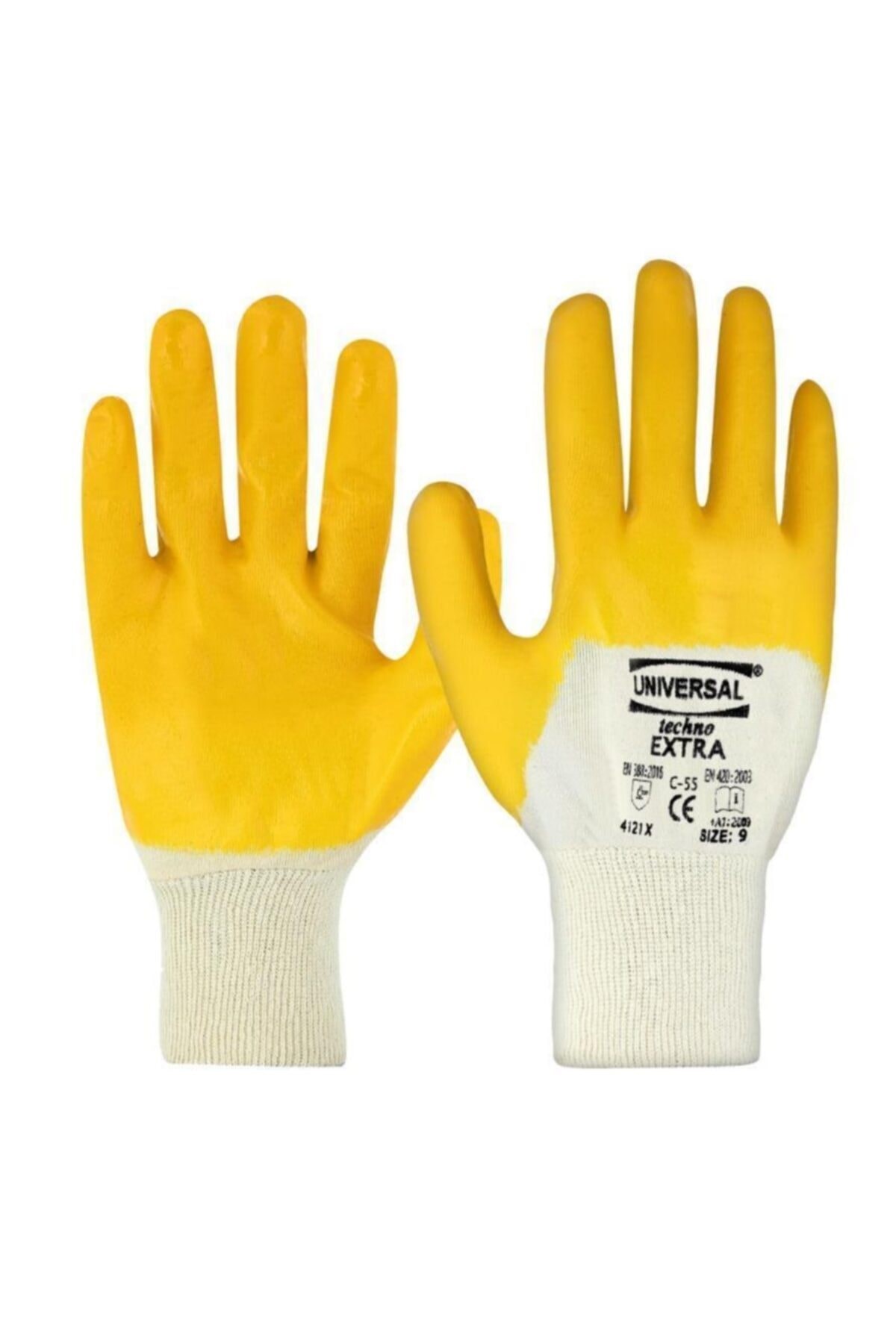 UNIVERSAL Eldiven C-55 Extra Techno Nitril No:9 (12 Çift)