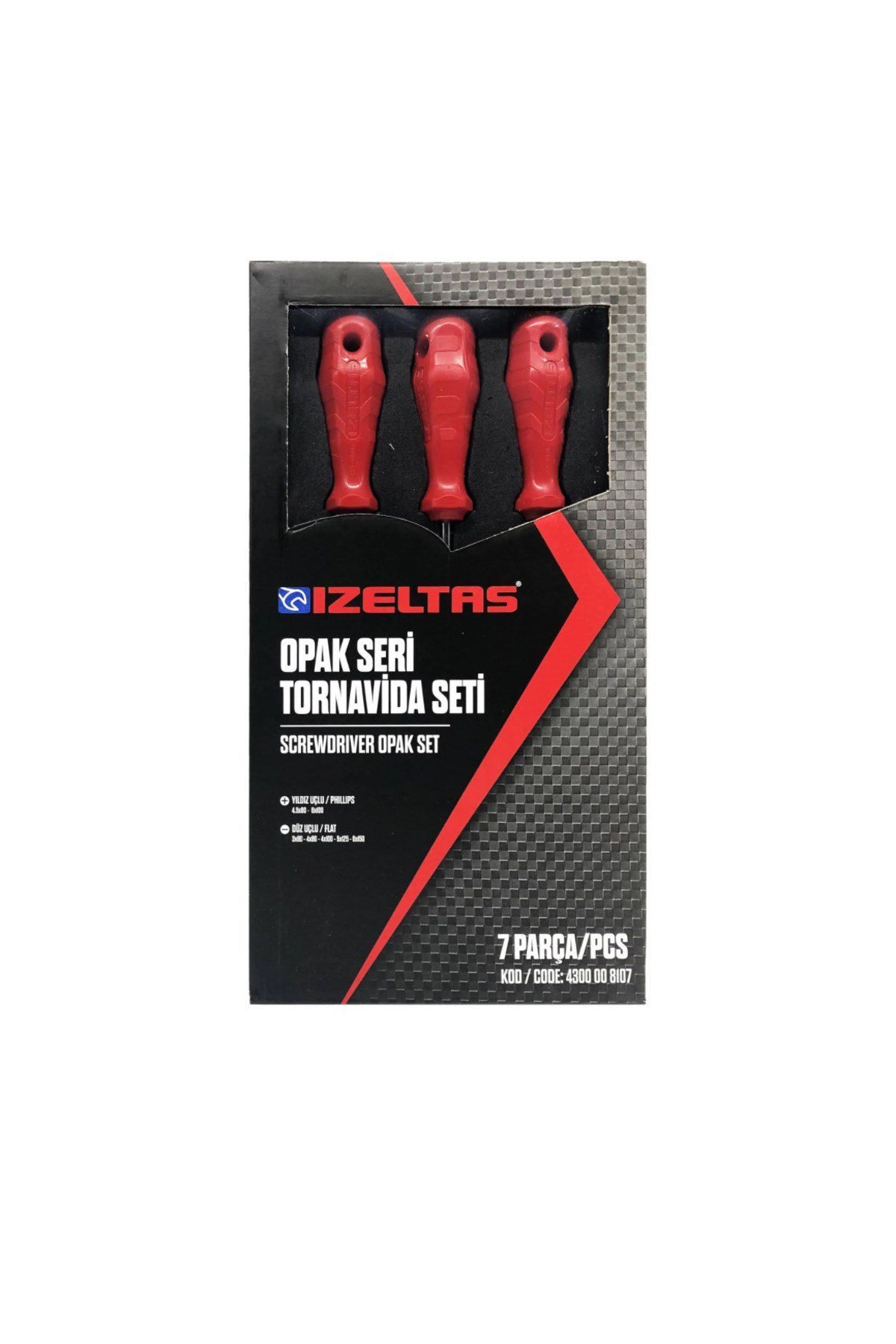 İzeltaş opak tornavida takımı