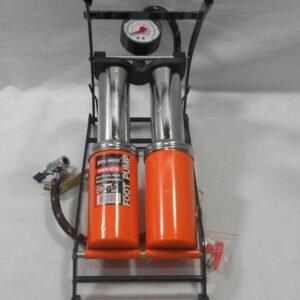 Bulmax Çift Pistonlu Basınç Göstergeli Ayak Hava Pompası Bmx-679