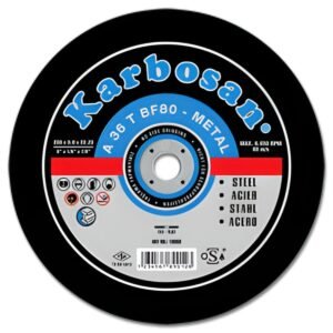 KARBOSAN 180x3.0x22.23 Metal Kesme Taşı 25 Adet